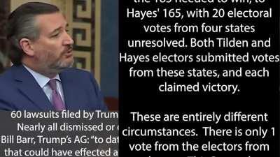 Ted Cruz objection speech with additional context