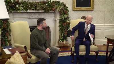 Understandably No Nightly Address Tonight. Instead we get a great 2m58 video released by President Zelensky's Office of his day spent with President Joe Biden.