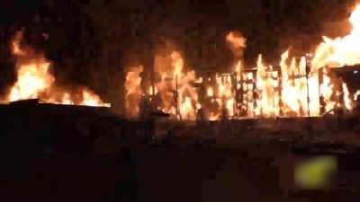 Rioters set a huge apartment building and Wendy's on fire. Minneapolis is in absolute chaos.