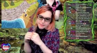 Everybody meet a member of the Twitch Health and Safety Council. Also fun fact: they identify as a deer, yes the animal.