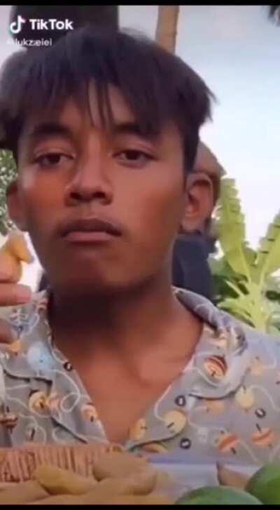 Let a man enjoy his food