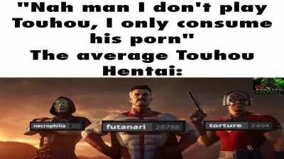 Touhou porn enjoyer: