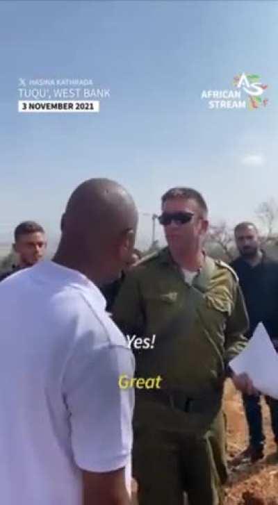 South African Diplomat: Let Palestinians Pick Olives