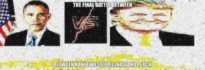 Obama defeats racism with knaey ovest