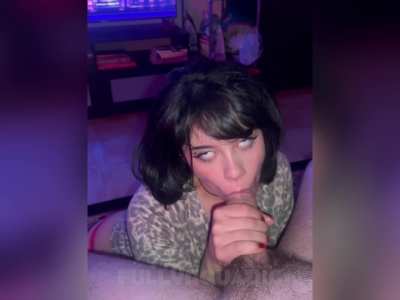 She has a black belt in blowjobs