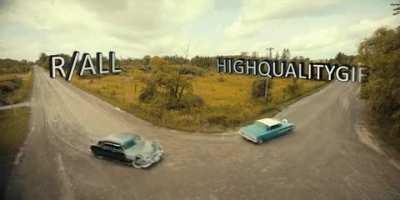 Posts crossing paths at shift change.