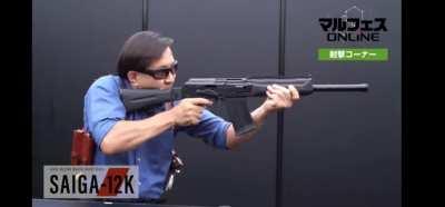 A shooting video of the new TM Saiga