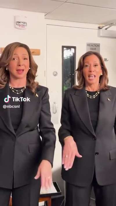 SNL kamala harris and maya rudolph used danny and drew's song in their tiktok 😭