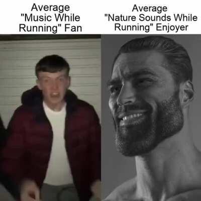 all my homies enjoy nature sounds while running