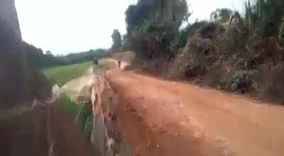 Suddenly light speed chaos