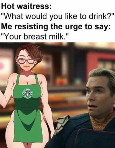 Some human milk pls