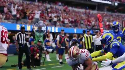 [Highlight] Field view of Christian McCaffrey's wild TD catch