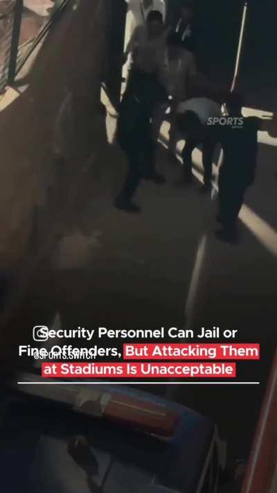 Is it legal to beat up a man to enter the middle of the ground?