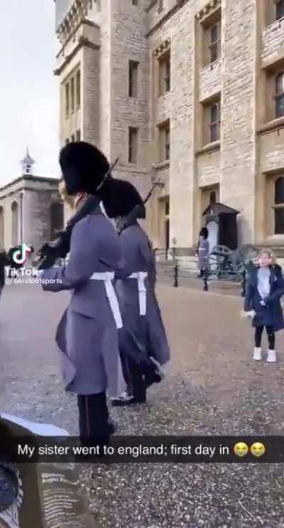 to have a good touristy time in the UK