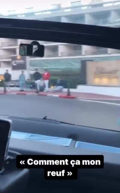 Inside view of the AMI crash in Monaco