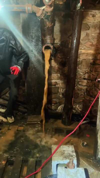 That was probably just rust water right!?