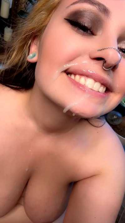 Daddy painted my lips