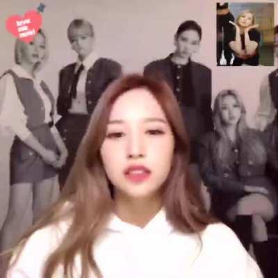 201112 - Mina reenacting some of her poses