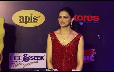 Best way to start off your day is fapping on our mistress deepika padukone....5 min off pure blisss...just watch how slutty she is,that glowing skin and feets ...i think she ain't wearing anything beneath that gown ...ahhh..that wiggle at 1:07 shows how n