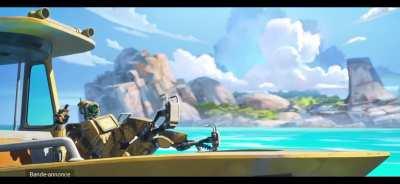 The launch trailer preview gives us a good angle at the new « Storm Point » map.