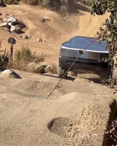 To off-road with a Tesla Cybertruck