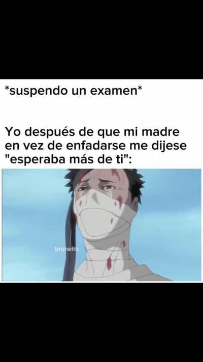 Me pasó esto cuando estaba en primer año de secundaria, desde ahí en adelante tuve un promedio perfecto de calificaciones (no me sirvió para nada) 🐱