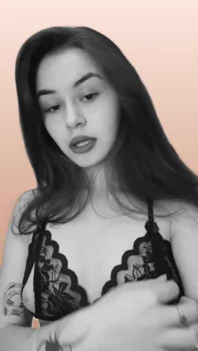 Wanna play with my nipples?