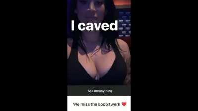 bimbo brunette tit flex compilation