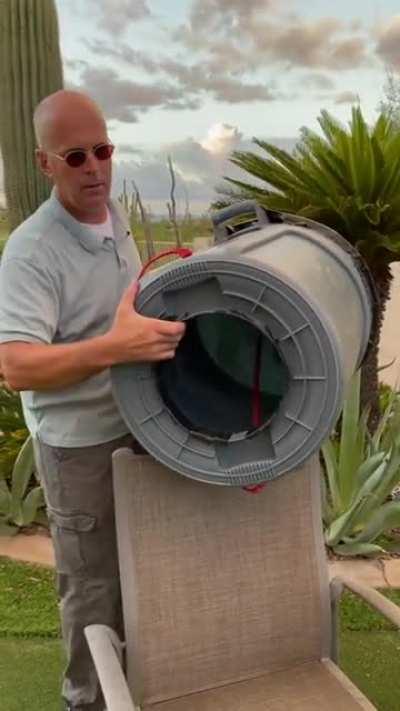 "We have Bruce Willis at home"