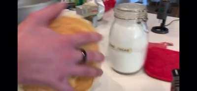 They spent 3 hours trying to make that sponge cake.