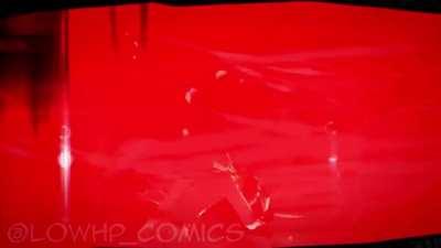 Joker's chest opening animation is him basically backhanding everyone