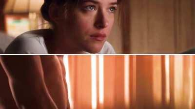 Dakota Johnson(Is the bottom one a body double or herself?)