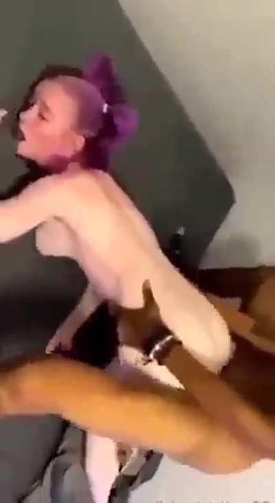 Emo slut destroyed by BBC