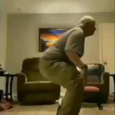 Great form on that Grandpa