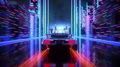 OutRun Trailblazing Car Live Wallpaper [2560 x 1440]