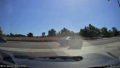 Impatient Idiot Goes Around Driver As He's Pulling Out