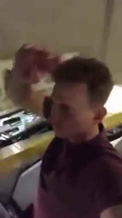 WCGW standing in a convertible