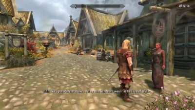 Whiterun is quite the fascinating place for the unexpected