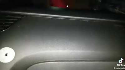 Russian police chase against a man with fireworks