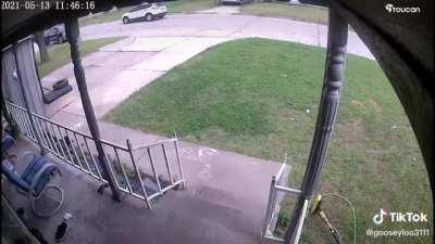 Bike thief gets caught red handed