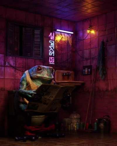 I was learning sculpting characters and animation in the past couple of months, made this little loop, let me know what you think.