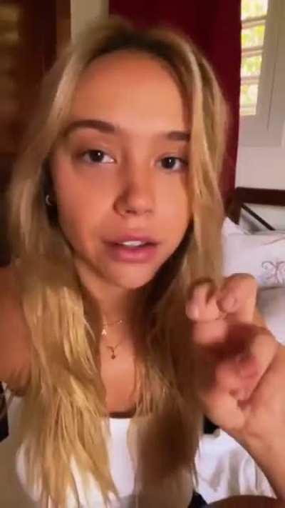 I really like how she’s actually interesting and not vapid like some models tend to be