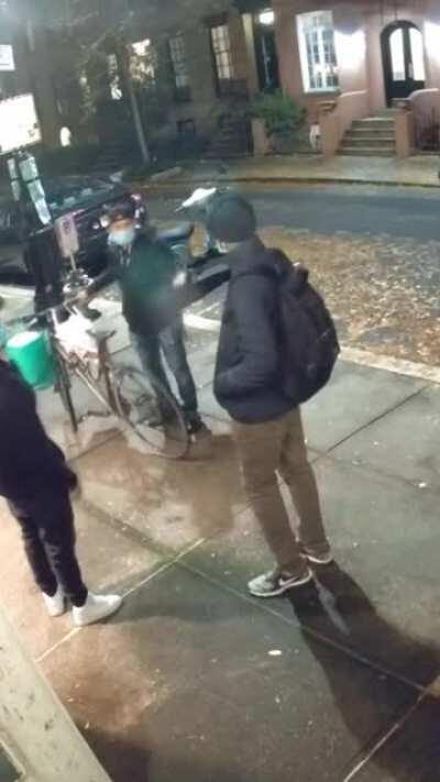 Uber eats thief caught in the act