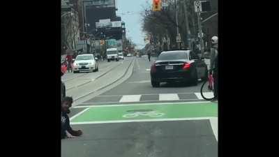 Dad's friend in Toronto caught this roadrage incident