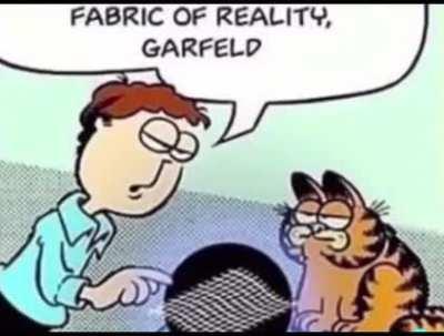 garfield breaks reality