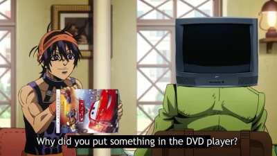 Narancia watches Cars at 12AM (Volume warning)