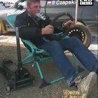 This dude imitating a rally car