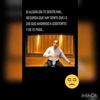 A Cositorto le hubiera ido bien siendo imitador de Mick Jagger.