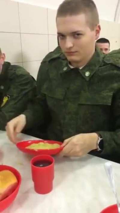 “When Vadim makes food for the troops...”