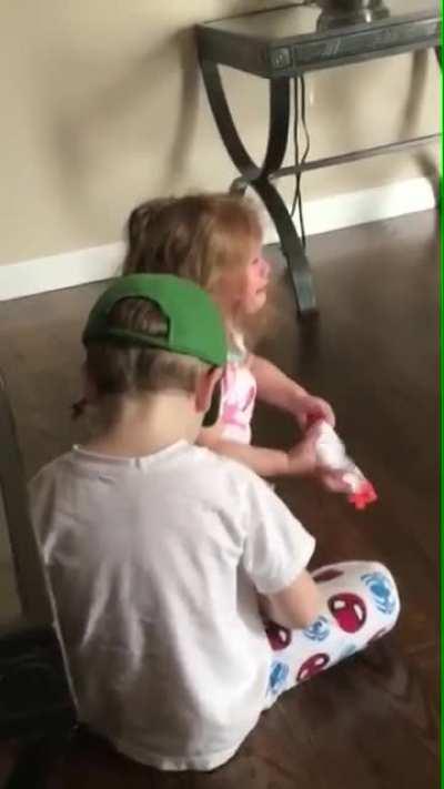 Kid has had enough of this cruel, cruel world